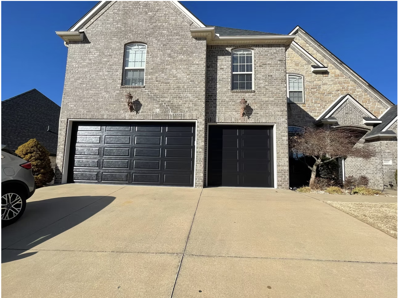 Custom garage door new build Direct Service Arkansas