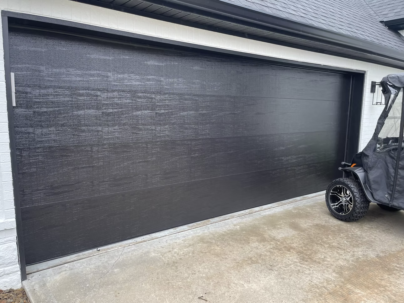 New home garage door installation North Little Rock