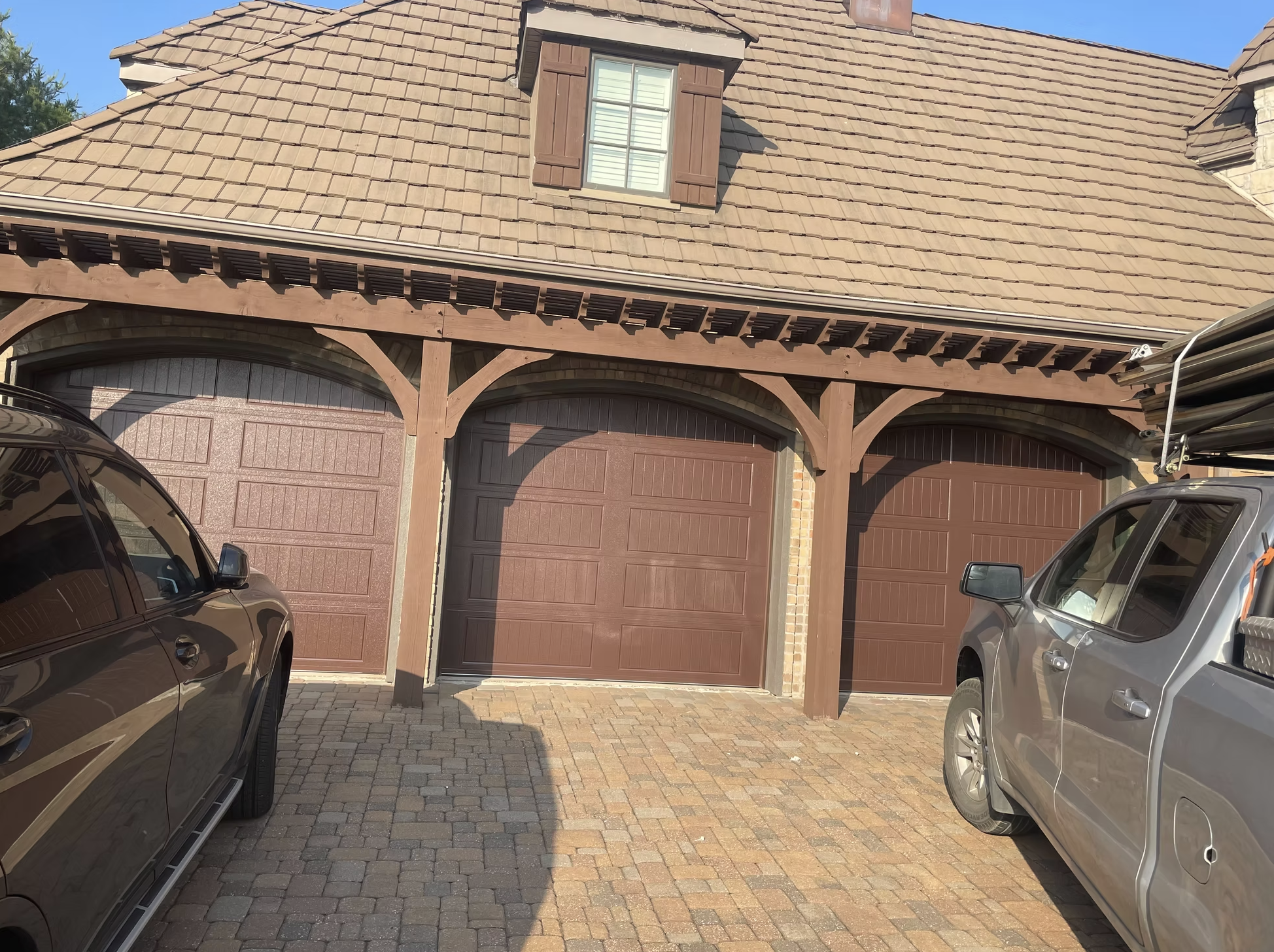 Metal building garage door commercial install AR