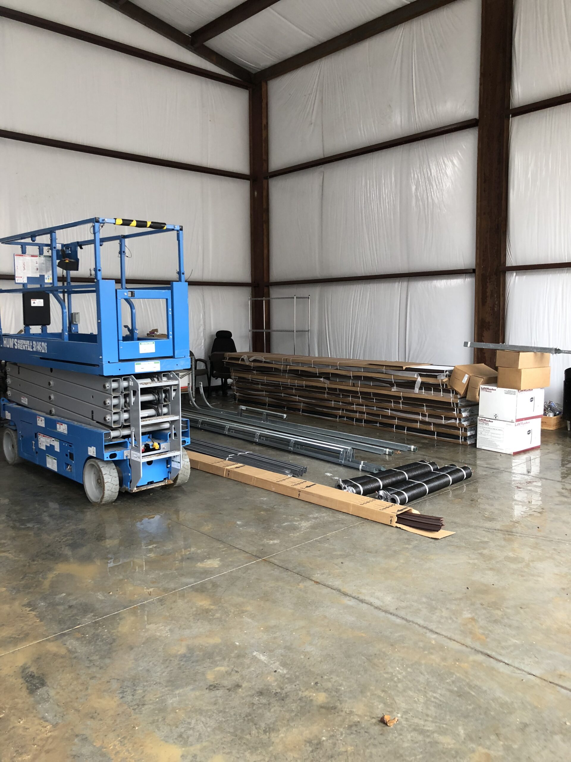 Direct Service commercial garage door installation in Central Arkansas